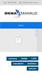 Mobile Screenshot of okna-tanvald.cz
