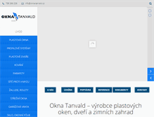 Tablet Screenshot of okna-tanvald.cz